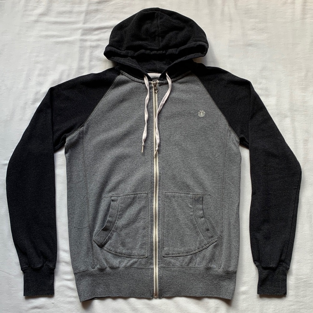 Element Charcoal Heather Vermont Lightweight Full Zip Track Jacket